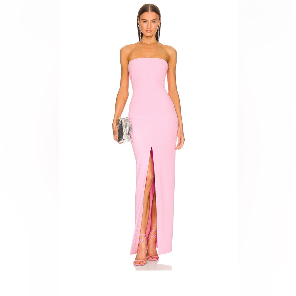 Solace London Bysha Maxi Dress in Bubblegum Size 8